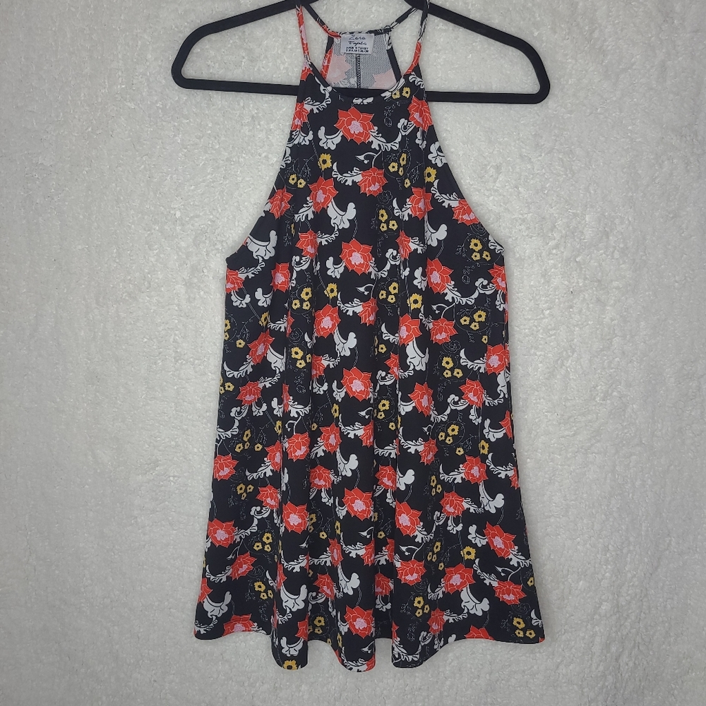 Zara | Floral Sleeveless Dress sz small